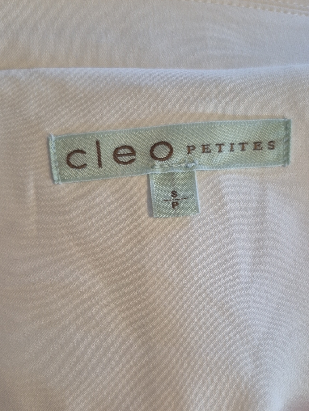 CLEO White Blazer Open style - Small Petite - Picture 3 of 6